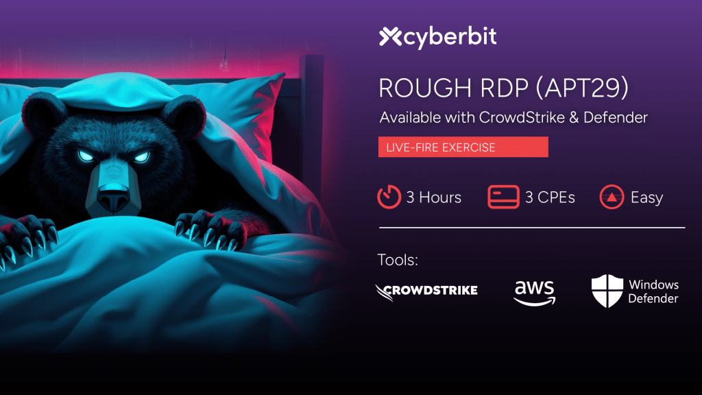 rough rdp (apt29) live-fire exercise 